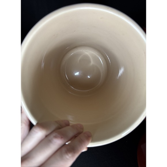 Le Creuset CERISE Red Stoneware 3-Canister Storage Jar Set with Lids #1029 - Picture 10 of 13